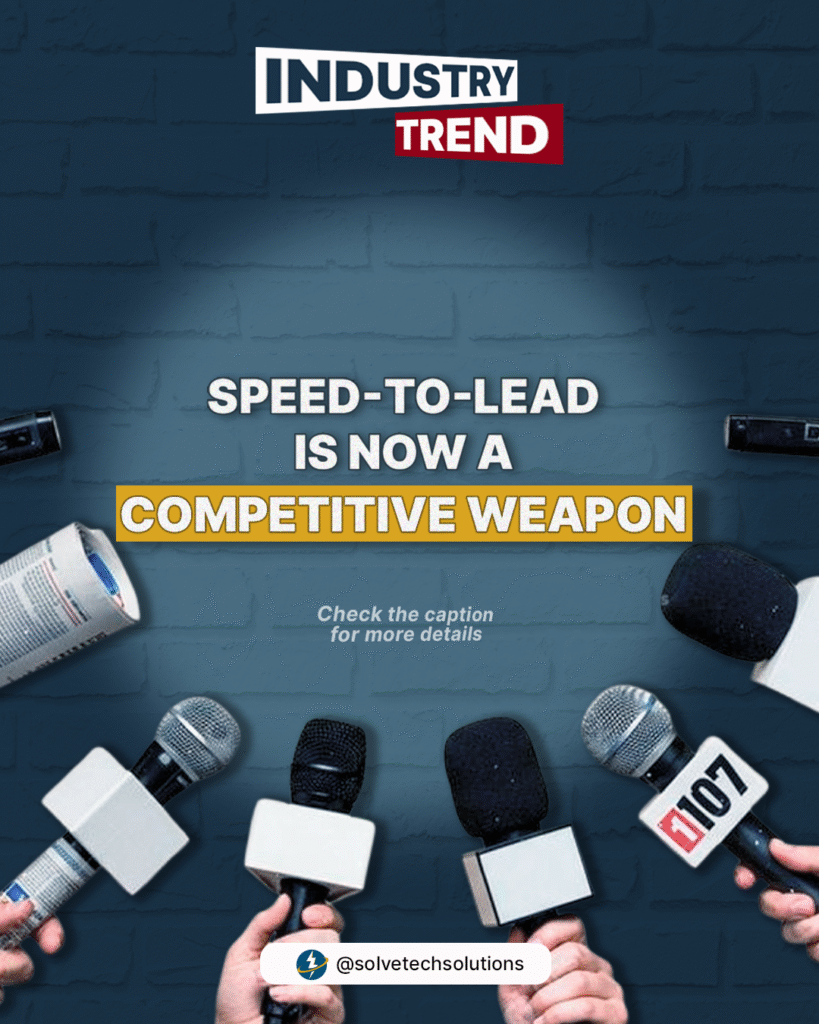 Industry Trend: Speed-to-Lead Is Now a Competitive Weapon